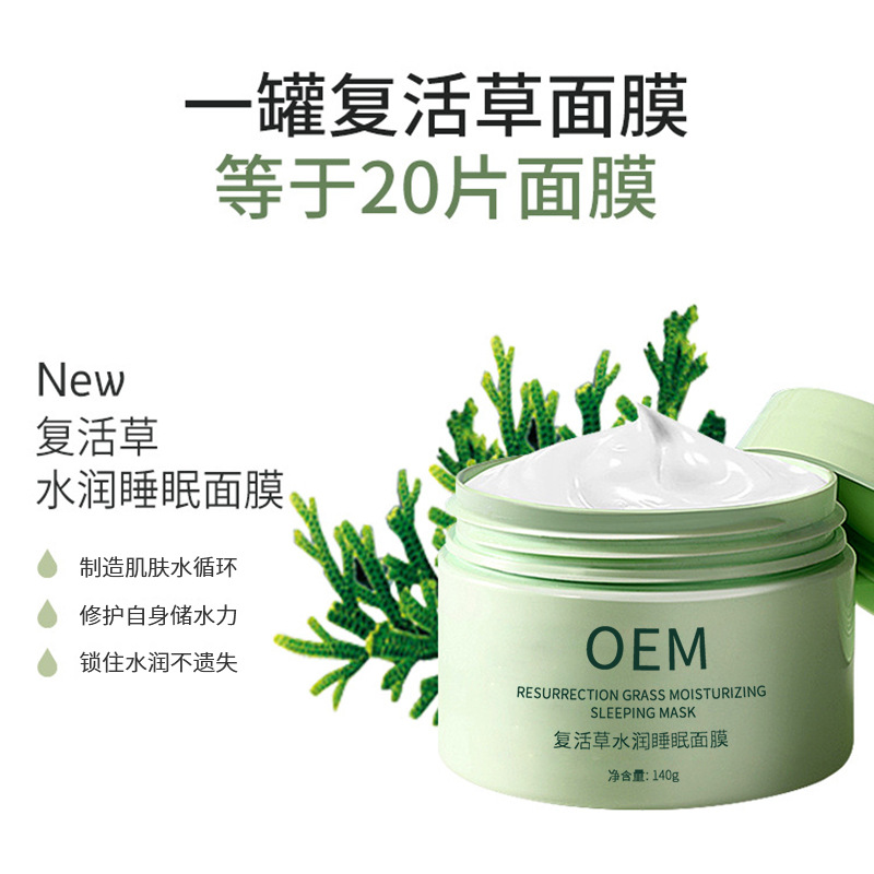 英诺_复活草睡眠面膜OEM
